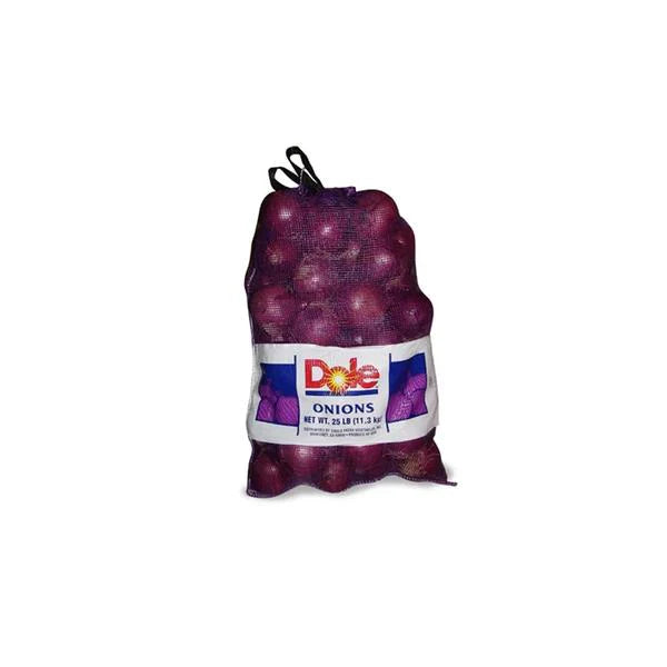 25lb Fresh Red Onion Bag