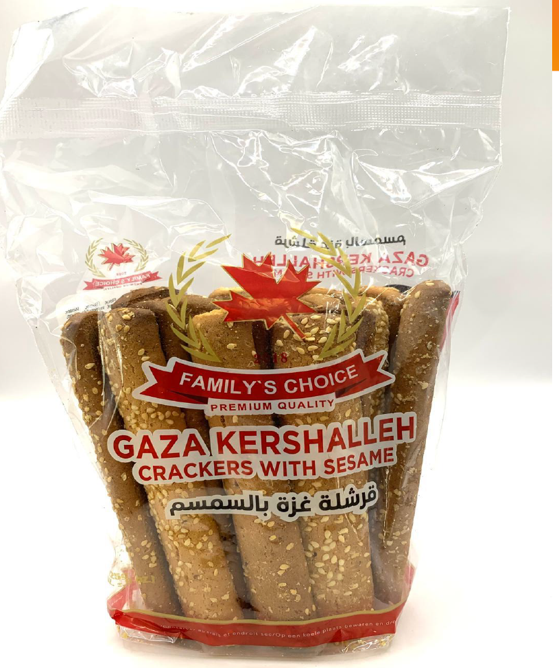 Gaza Kershalleh Crackers with Sesame