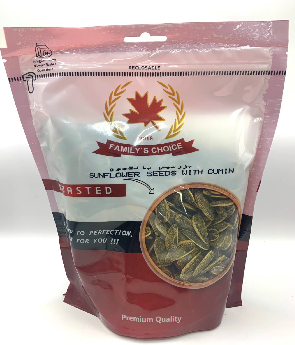 Family’s Choice Roasted Sunflower Seeds with Cumin
