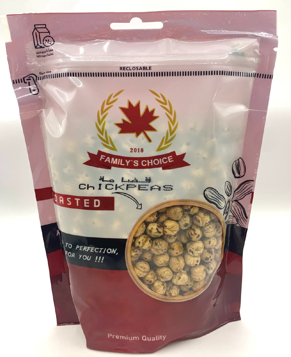 Family’s Choice Roasted Chickpeas