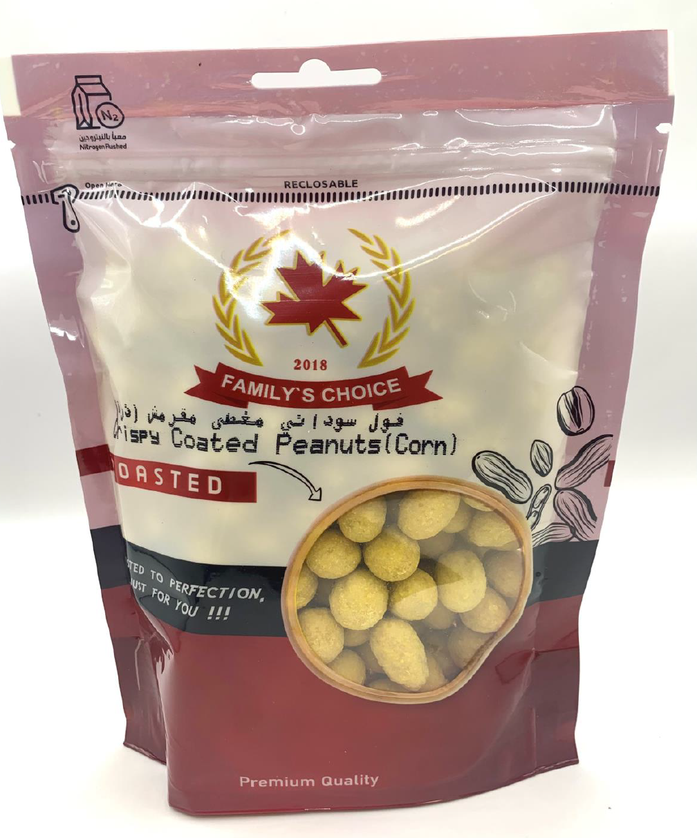 Family’s Choice Crispy Coated Peanuts – Corn Flavor