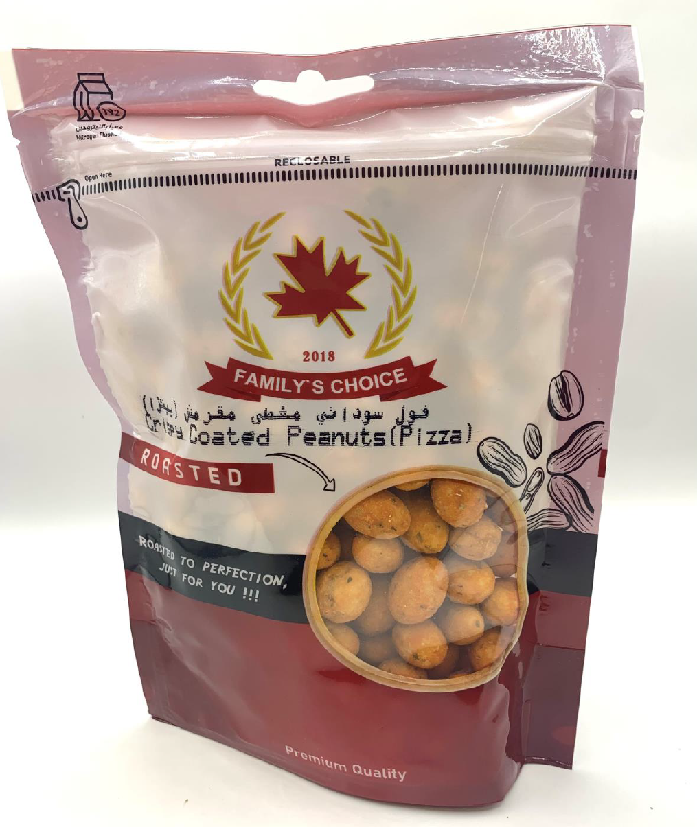 Family’s Choice Crispy Coated Peanuts – Pizza Flavor