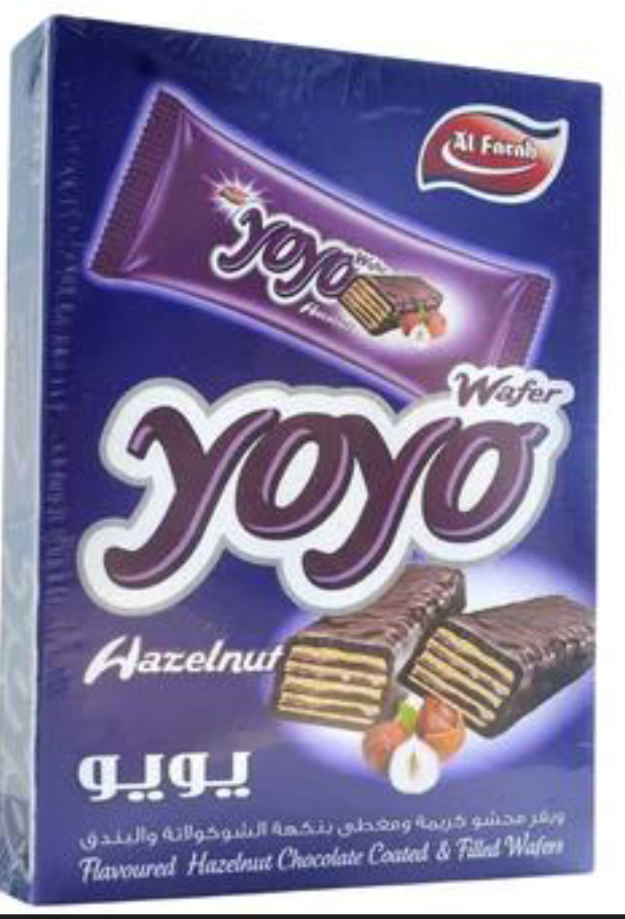 YOYO Wafer – Hazelnut (26g x pack)