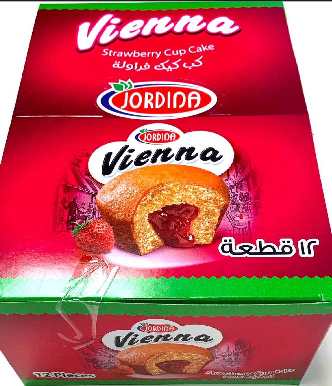 Jordina Vienna Strawberry Cupcake pro Unit